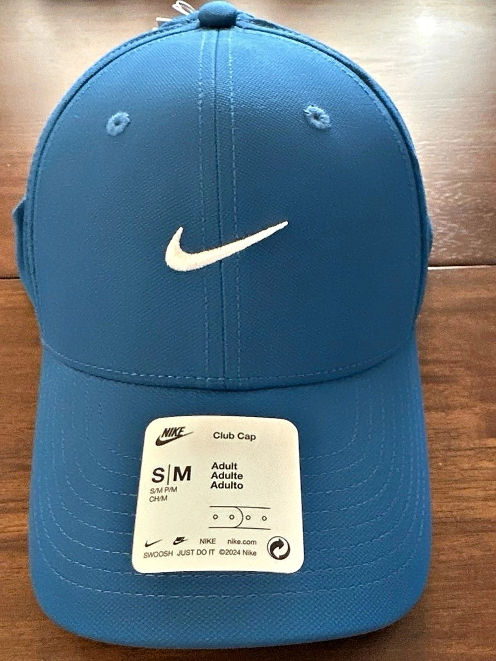 Nike Dri-FIT Club Structured Swoosh Cap Blue S/M
